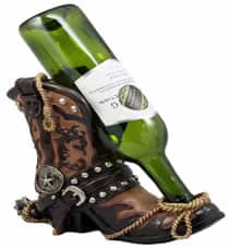 cowboy boot bottle holder