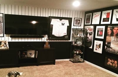Mix and match Yankees movie man cave