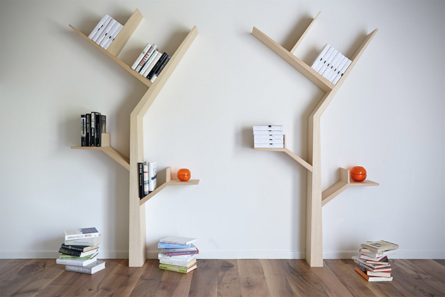 She shed library book tree