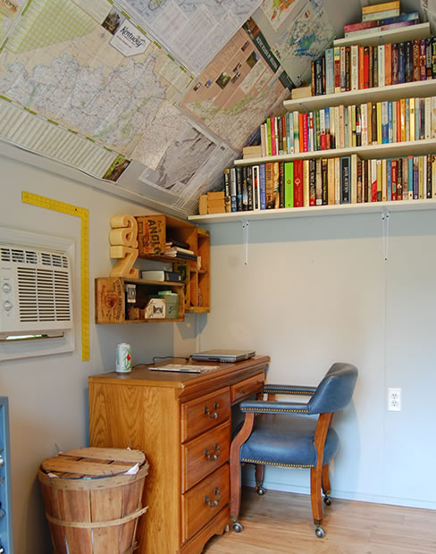 she shed office library